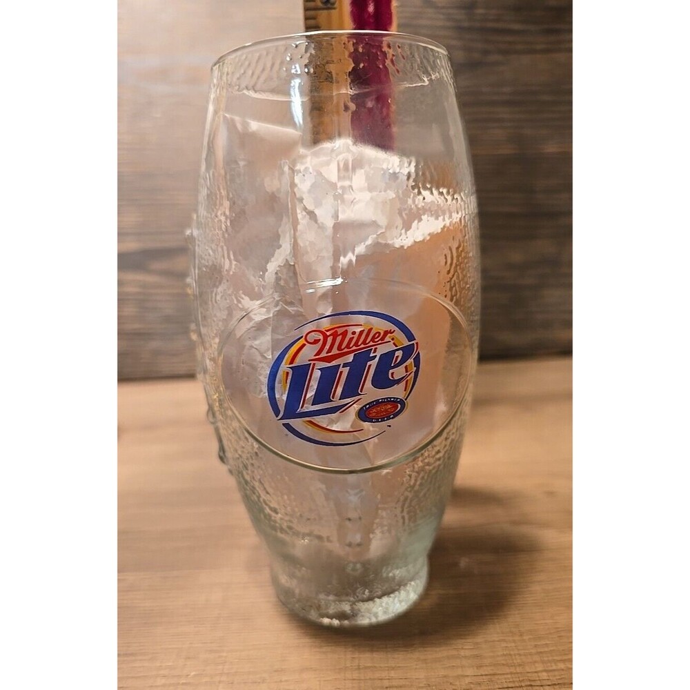Miller Light Souvenir Football Shaped Beer Glass - Green Bay Packers